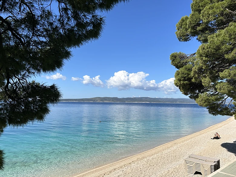 Plaža Punta Rata pogled